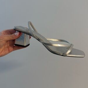 H&M heels silver